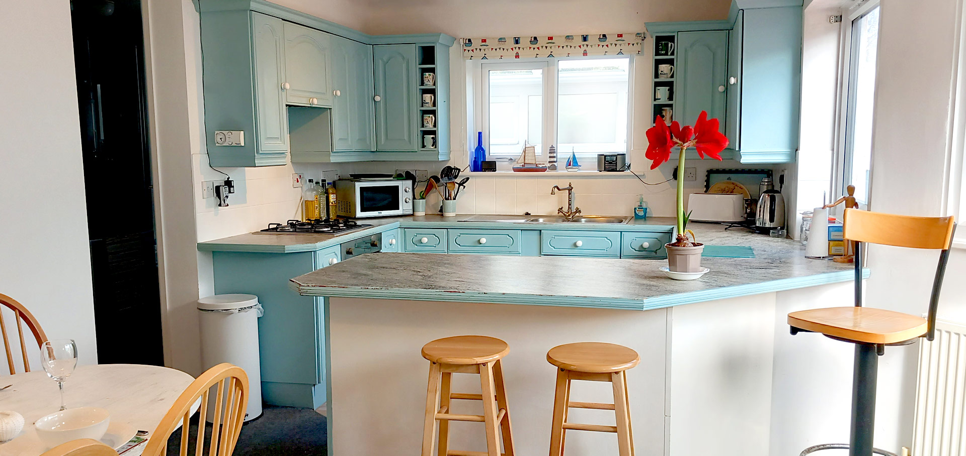 kitchen at Tamsin's Loft
