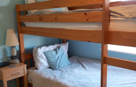 Bedroom bunkbeds at Tamsin's Loft